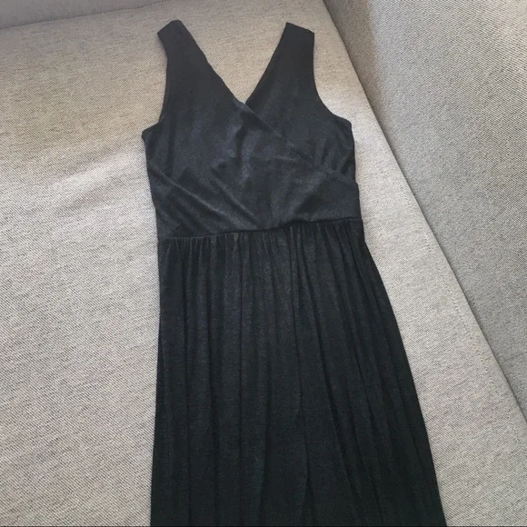 Loft heather gray maxi dress - Picture 4 of 8